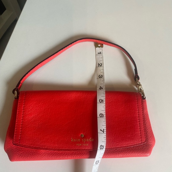 Kate Spade Vibrant Red Clutch - Picture 6 of 7